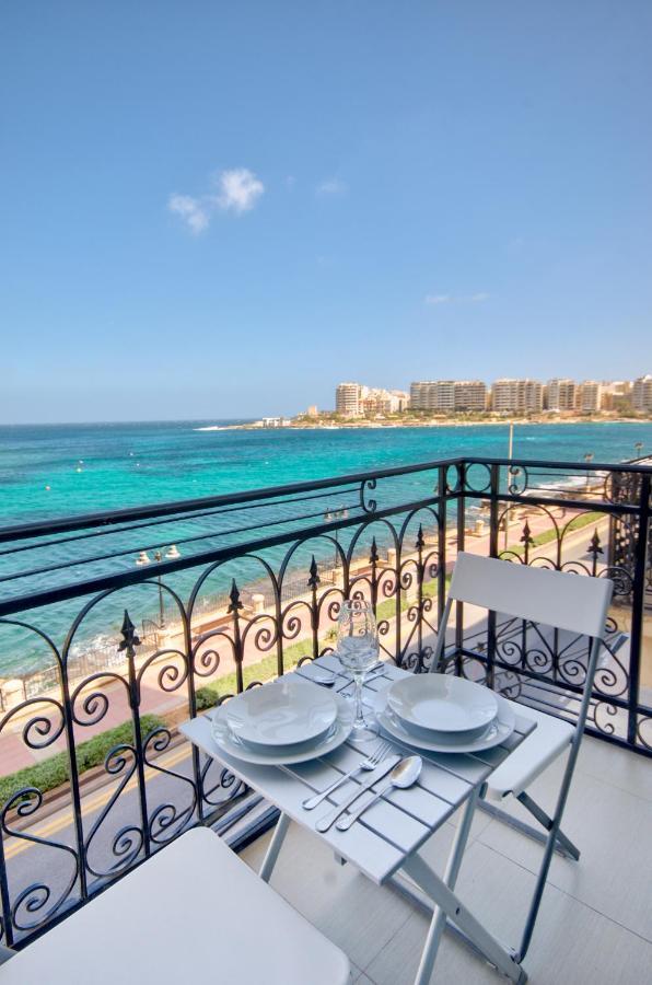 St Julians 2 Bedroom Apartment With Commanding Seaviews By Shortletsmalta Saint Julian's Eksteriør bilde